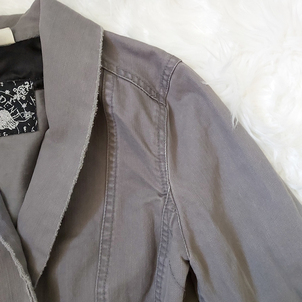 H&M grey fitted blazer jacket - Picture 3 of 9